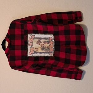 Upcycled M Hollister Flannel